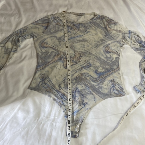 GAZE,Women,Multi Color,Long Sleeve,One Piece,MeshTop.Size -Large - Picture 7 of 12